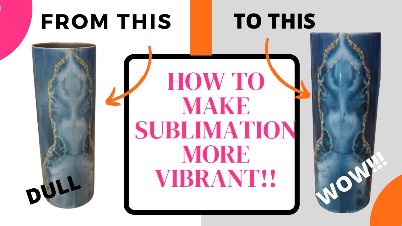 How to make Sublimation Prints more Vibrant