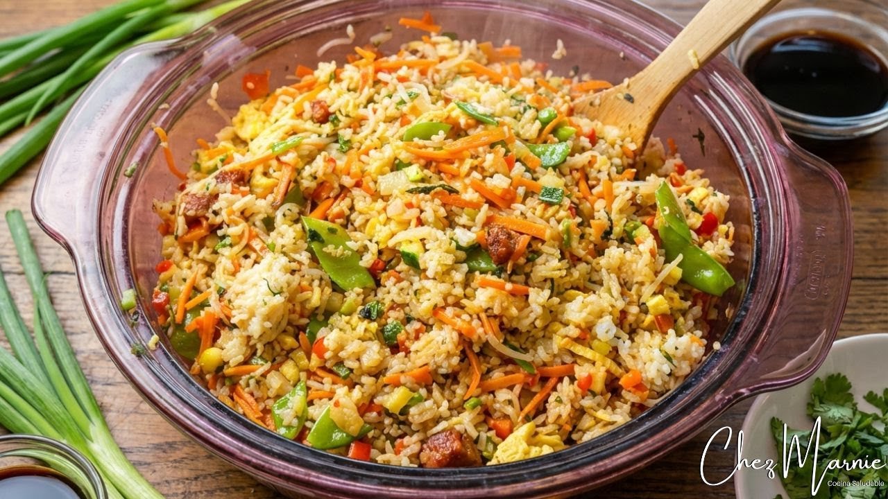 🔥 ¡No vuelvas a pedir ARROZ FRITO! | Hazlo en casa fácil y delicioso 🍚