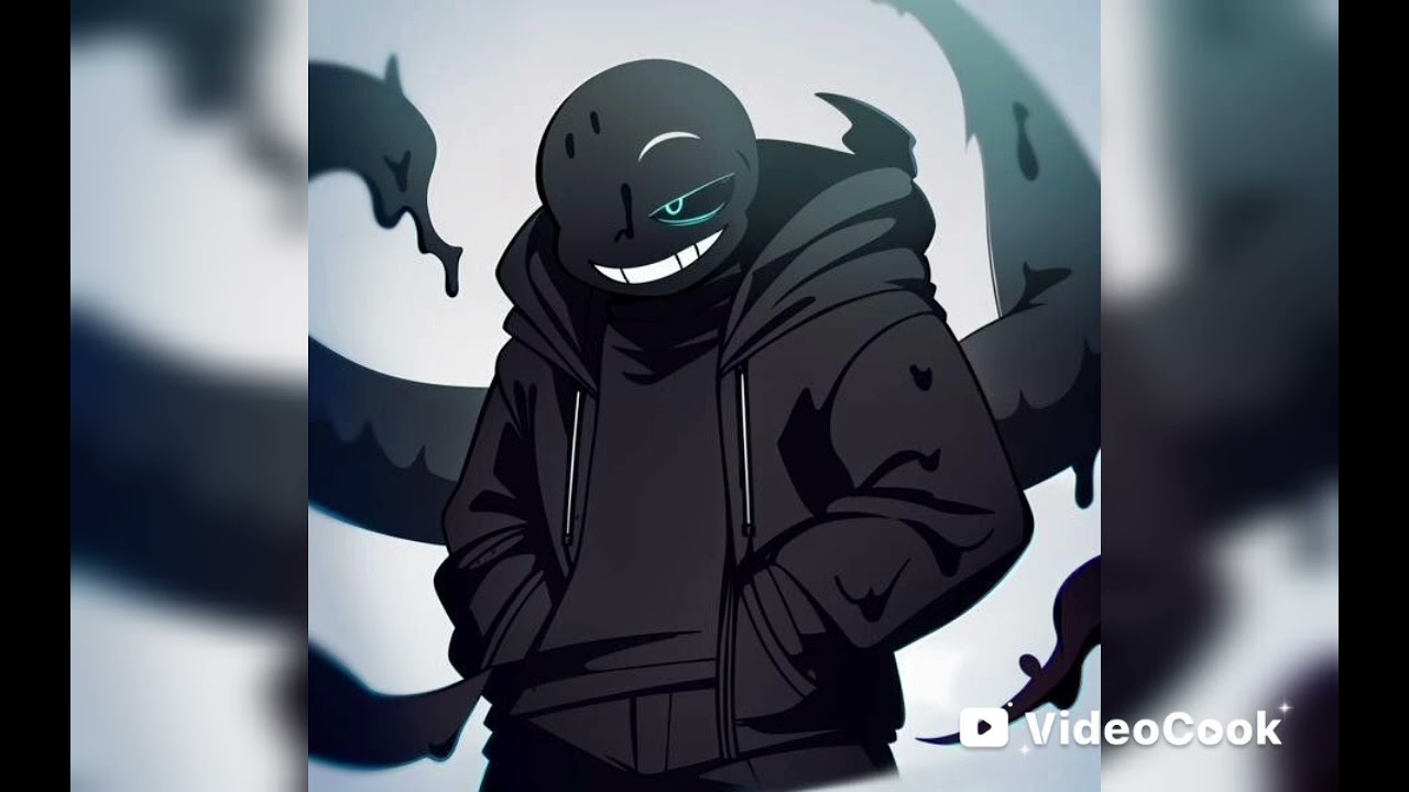 Санс против тёмного Санса Да начнётся undertale клип