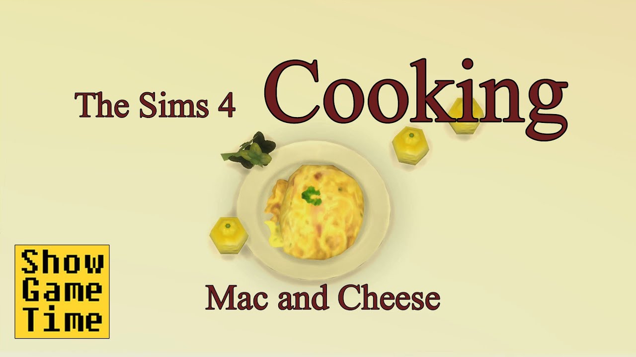 [The Sims 4] Cooking scene - Mac and Cheese