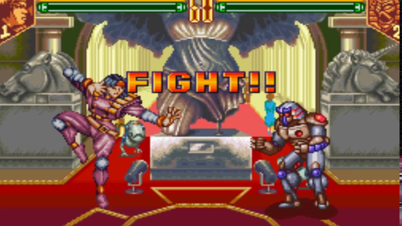 TMNT Tournament Fighters (SNES) Bosses (1/2): Karai playthrough.