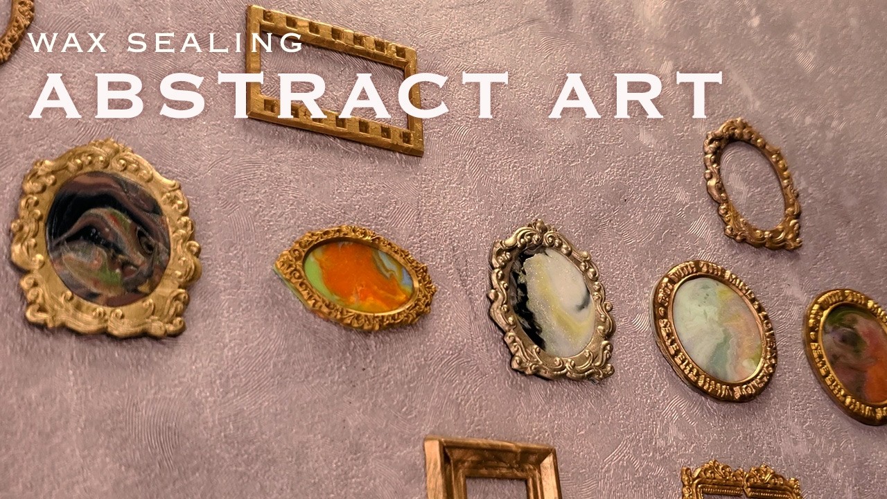 ランダムシーリングスタンプ抽象画展はこちら🖼