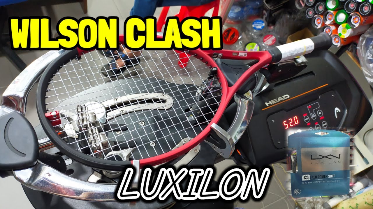TARIK SENAR LUXILON ALU POWER SOFT LBS 52 // WILSON CLASH