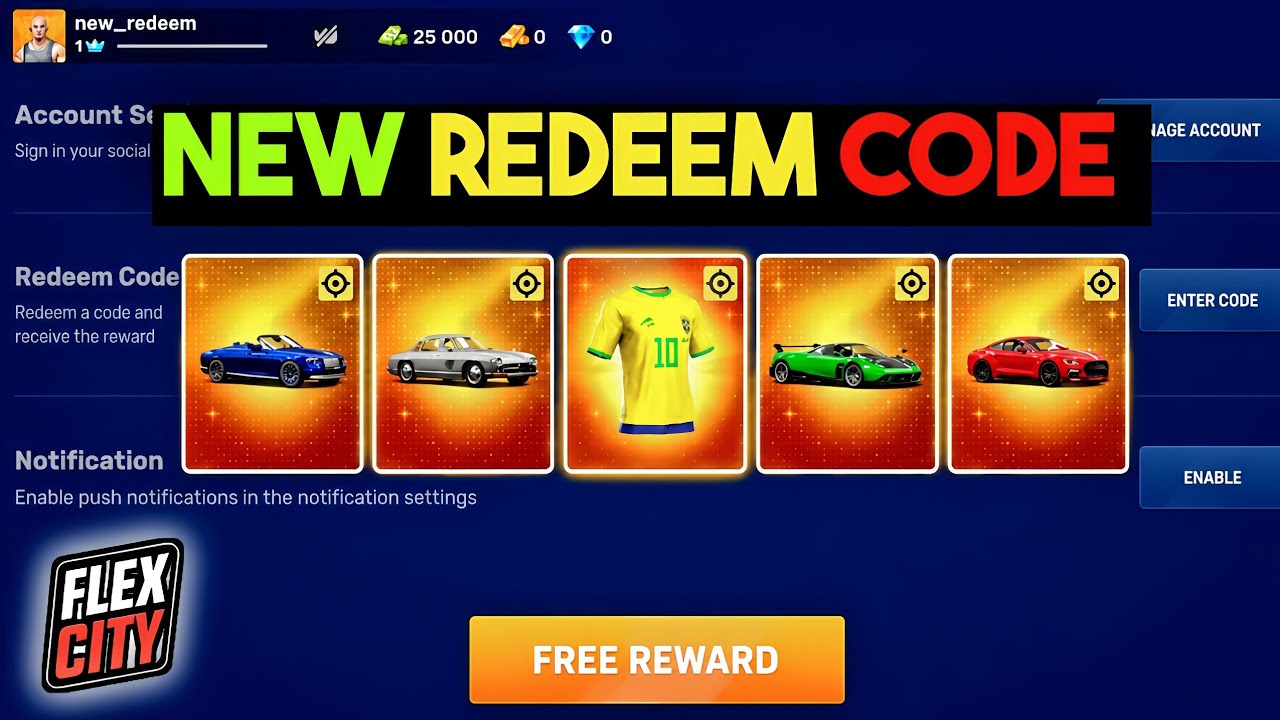 FLEX CITY NEW REDEEM CODE 2026 | FREE ALL ITEMS 🤑