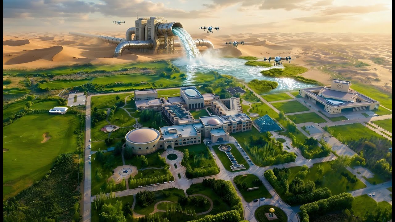 China Poured Billions of Gallons of Water Into a Desert… 10 Years Later, the Result Is Unbelievable