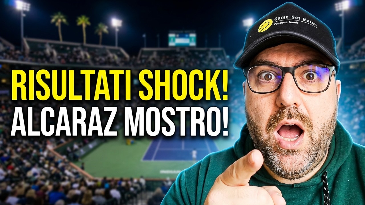 🔥 Indian Wells Shock! Alcaraz Mostruoso, Sabalenka–Osaka da PAURA! Risultati della Notte 🔥