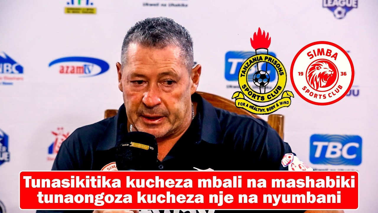 CHECHE CHA KOCHA STEVEN BARKER WA SIMBA, AMETAMBA KUSHINDA MBELE YA TANZANIA PRISON