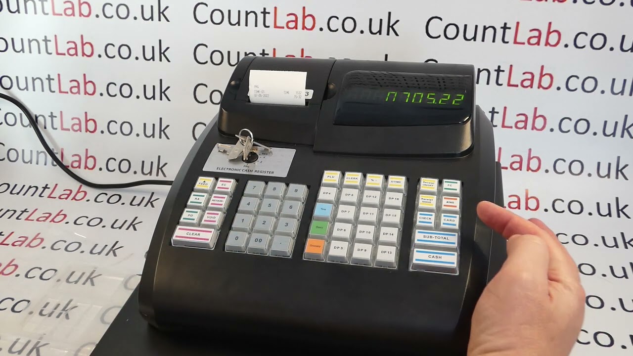 CL200 - Out The Box Setup, Till Roll Loading, Time & Date Programming CountLab 1, 2, 3 Cash Register
