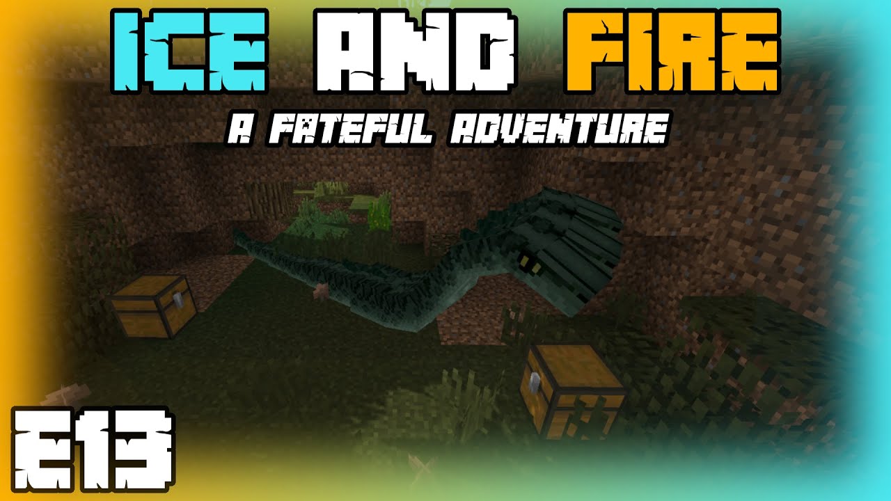 Minecraft Ice and fire Lets Play | Fighting the HYDRA! | E13