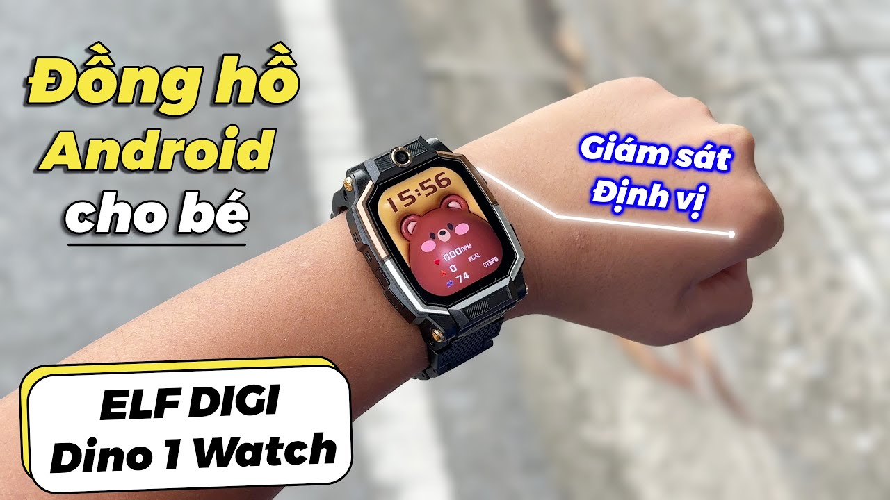 Android-часы для детей с превосходным мониторингом: часы Elf Digi Dino 1