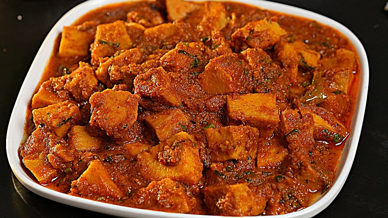 सूरन जिम्मीकन्द की मसालेदार सब्ज़ी ऐसे बनायेंगे तो सब तरीक करेंगे | Suran ki Sabzi | Yam Curry kabita