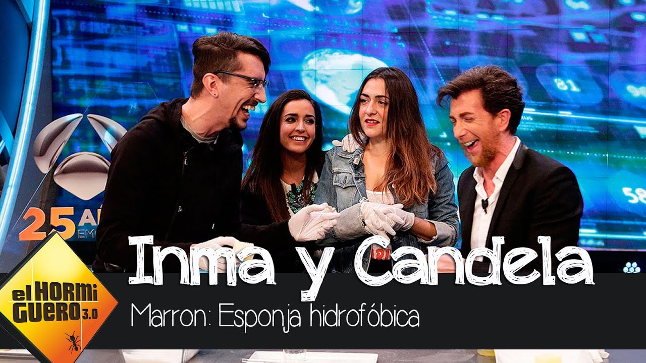 Marron nos muestra la Esponja hidrofóbica en el Hormiguero 3.0