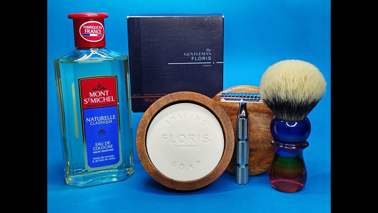 Ξύρισμα με Floris Elite - Mont St Michel Eau de Cologne Classic Natural
