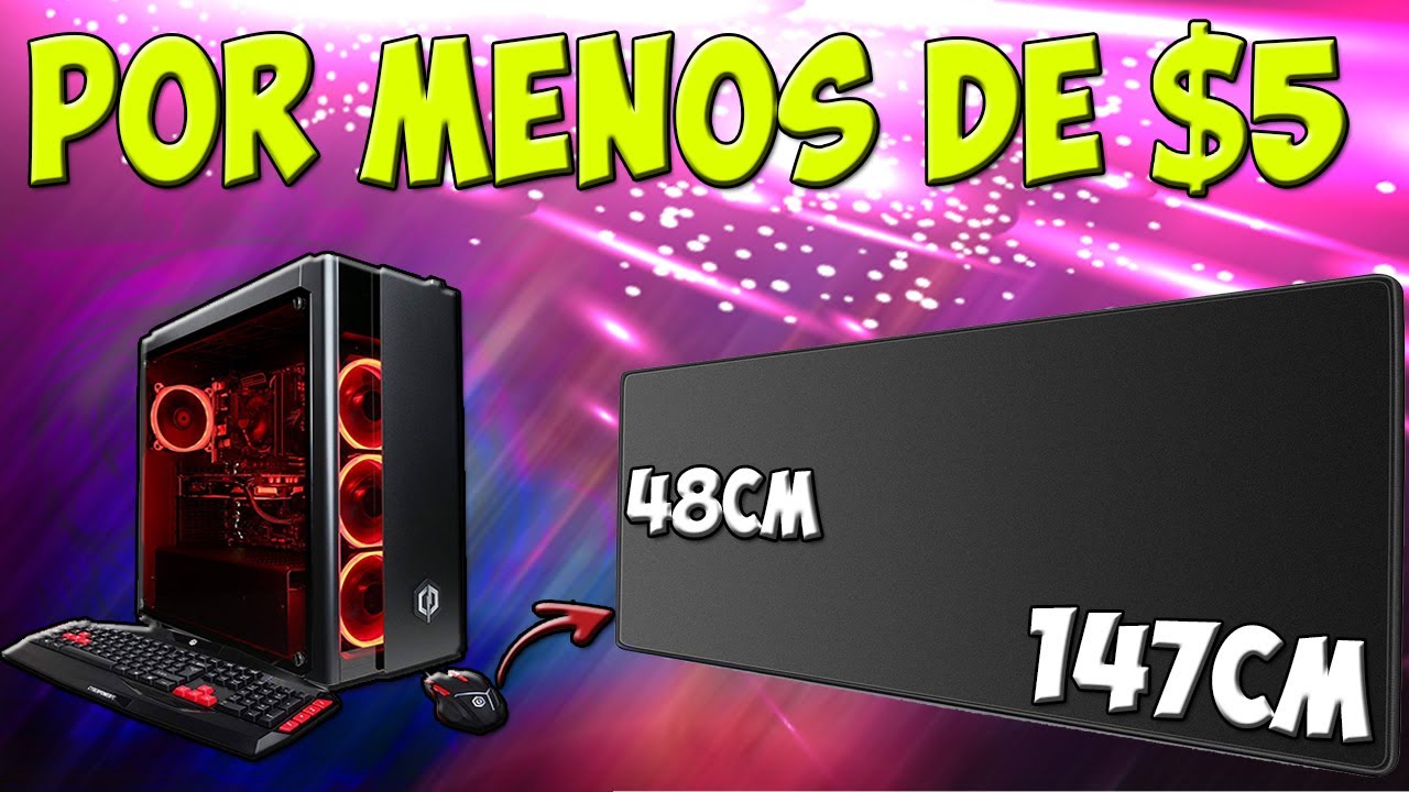 Como hacer un MOUSE PAD GIGANTE por menos de $100MXN/$5USD