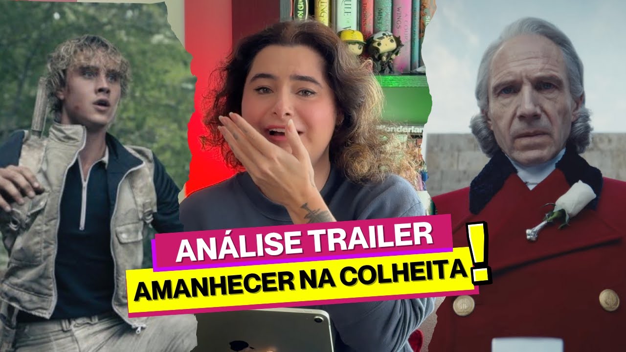 NOVO JOGOS VORAZES! ANÁLISE E REACT DO TRAILER - Amanhecer na Colheita | Alice Aquino
