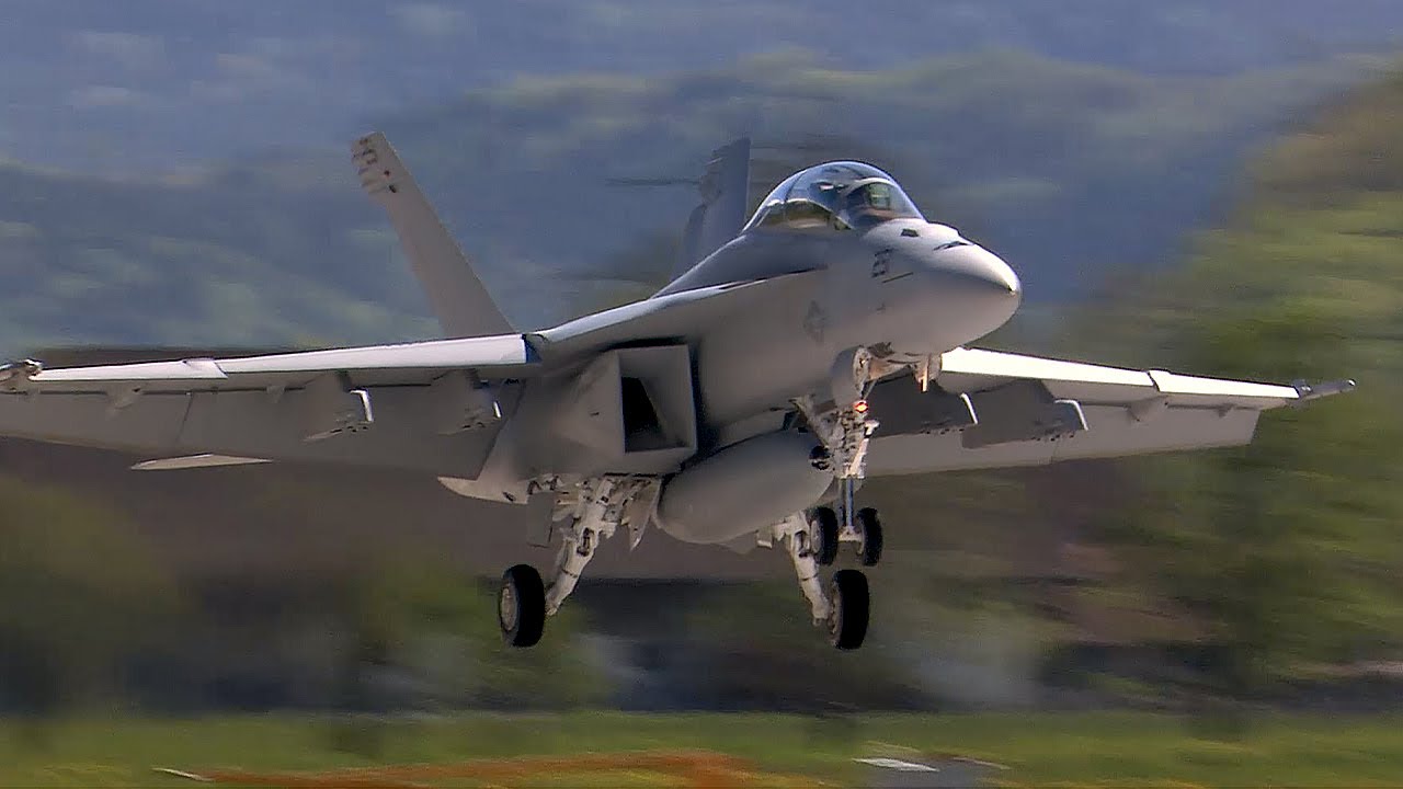 F/A-18F Super Hornets arrive at Meiringen Air Base for fighter evaluation programme