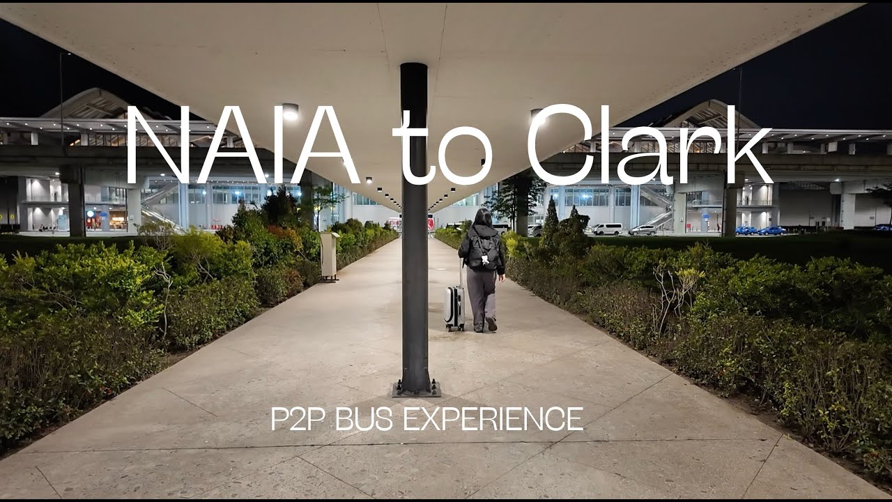 solo travel vlog ☻ P2P from NAIA to Clark | Clark Airport Experience
