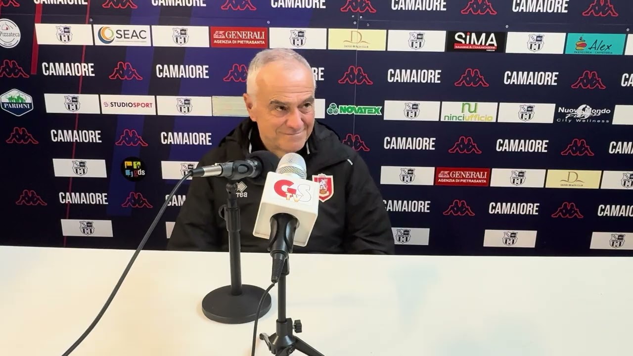 Gs Tv - il tecnico biancorosso Paolo Indiani dopo Camaiore-Us Grosseto 1-0