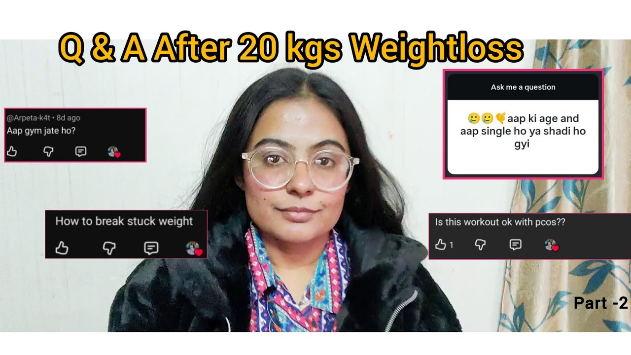 Weight Loss Q&A | PCOS, Diet, Daily Weight Check, Stuck Weight (Honest)💪🏼✅