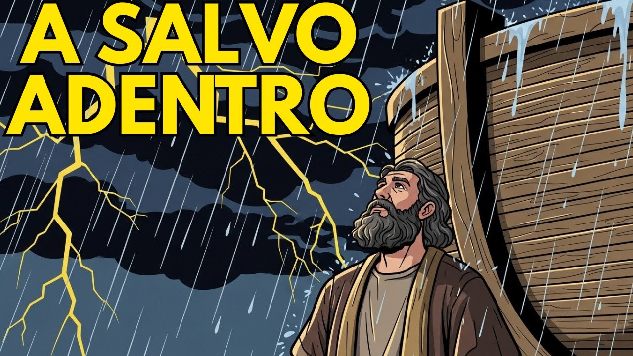 HISTORIA PARA DORMIR | DENTRO DEL ARCA DE NOÉ: 40 DÍAS DE LLUVIA Y AMBIENTE DE CARPINTERÍA