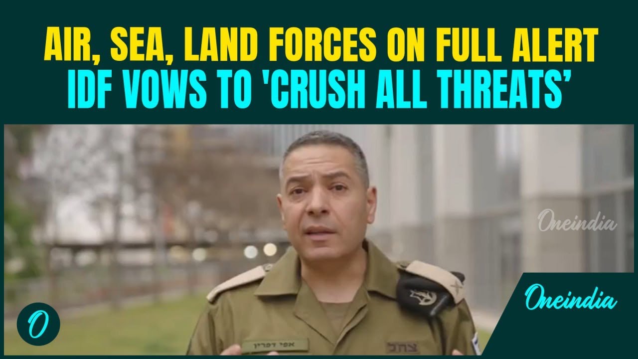 IDF Drops CHILLING Threat For Iran, Hezbollah; Warns Israel's Air, Sea, Land Forces on Full Alert