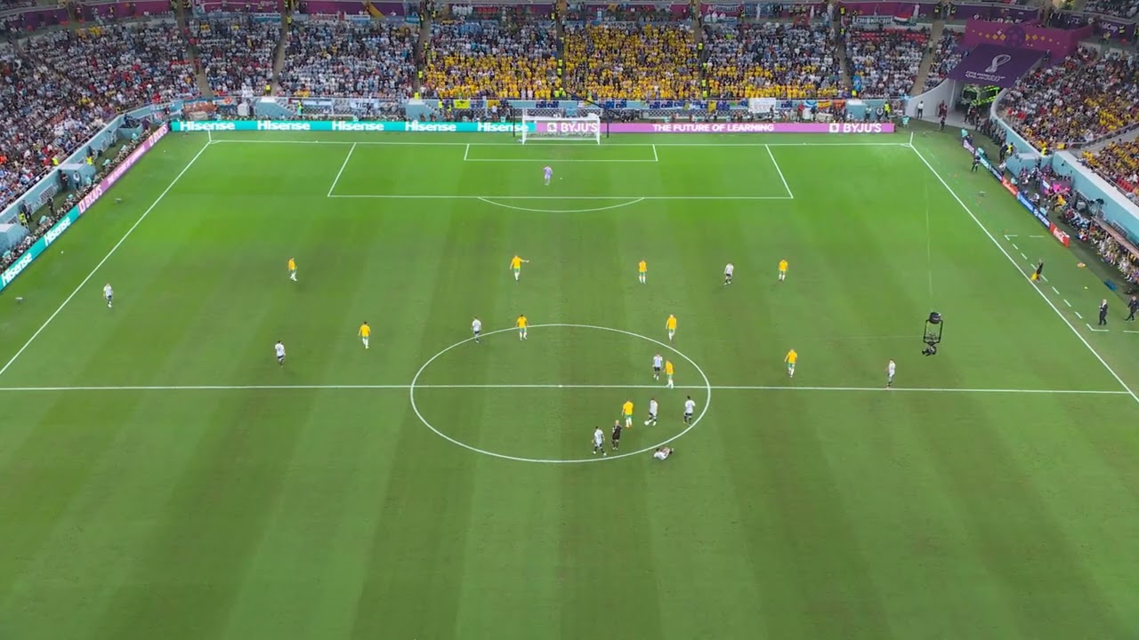 FIFA World Cup Qatar 2022 - Argentina vs Australia - Partido Completo - Cámara Táctica