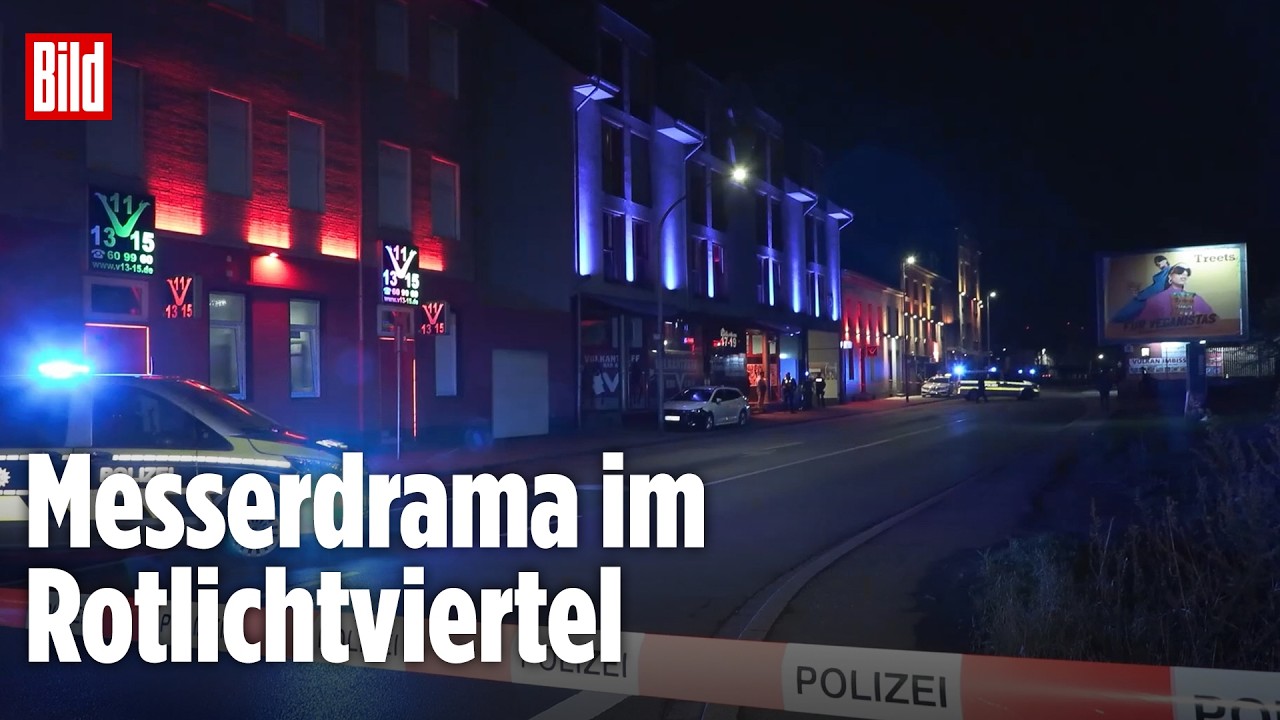 Messerangriff im Duisburger Rotlichtviertel &ndash; Mann lebensgef&auml;hrlich verletzt &ndash; Not-OP!