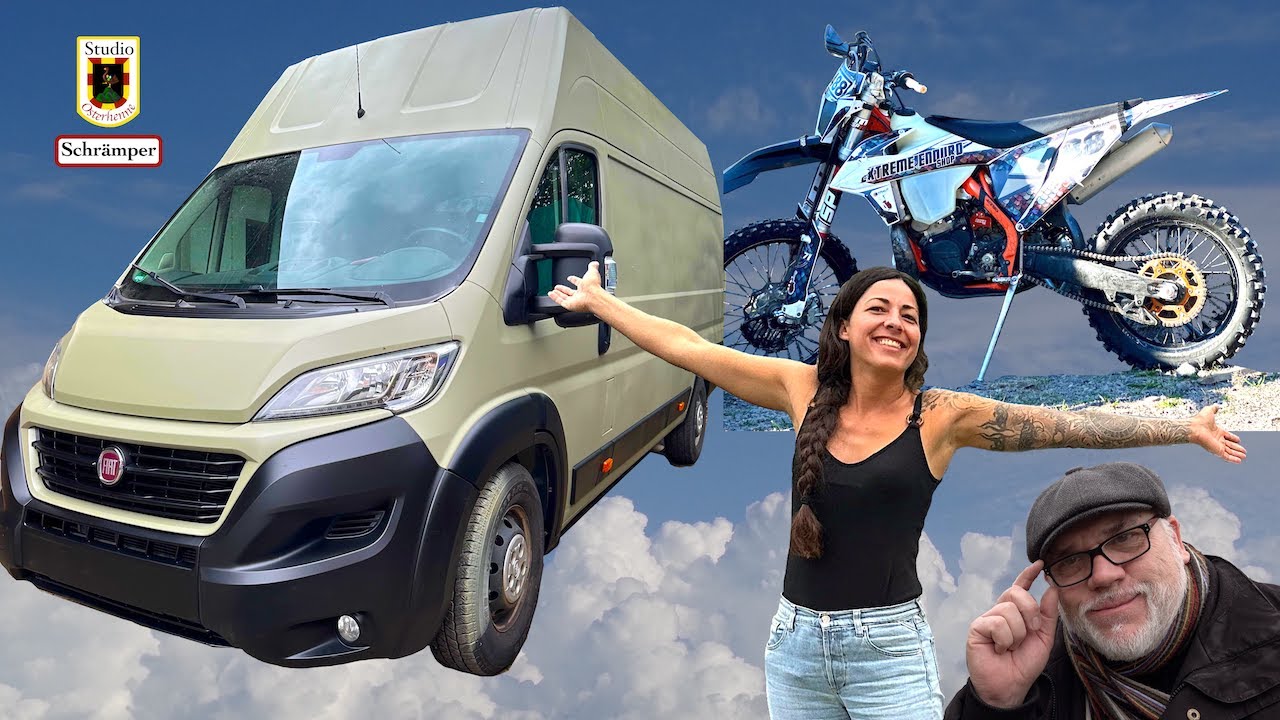 Wohnmobil mit integrierter Motorrad-Werkstattmit Katrins DIY-Ducato 🚐🔧