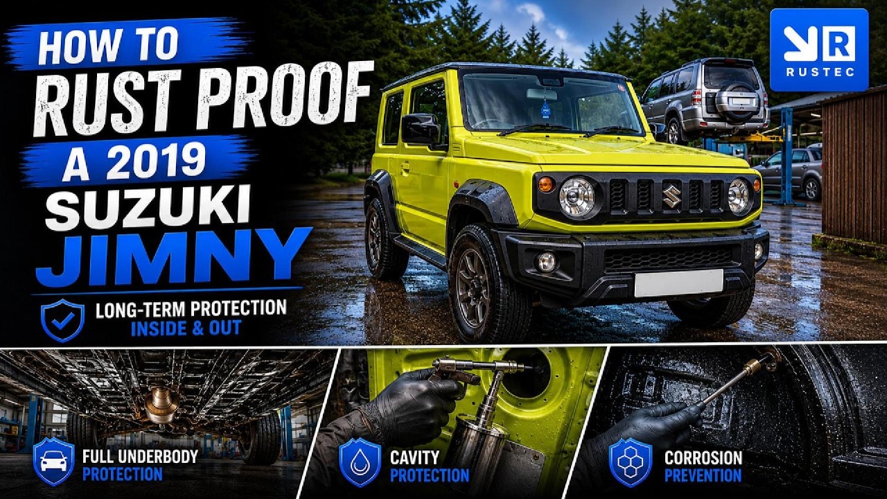 Как защитить от коррозии Suzuki Jimny 2019 года | Полная обработка Dinitrol