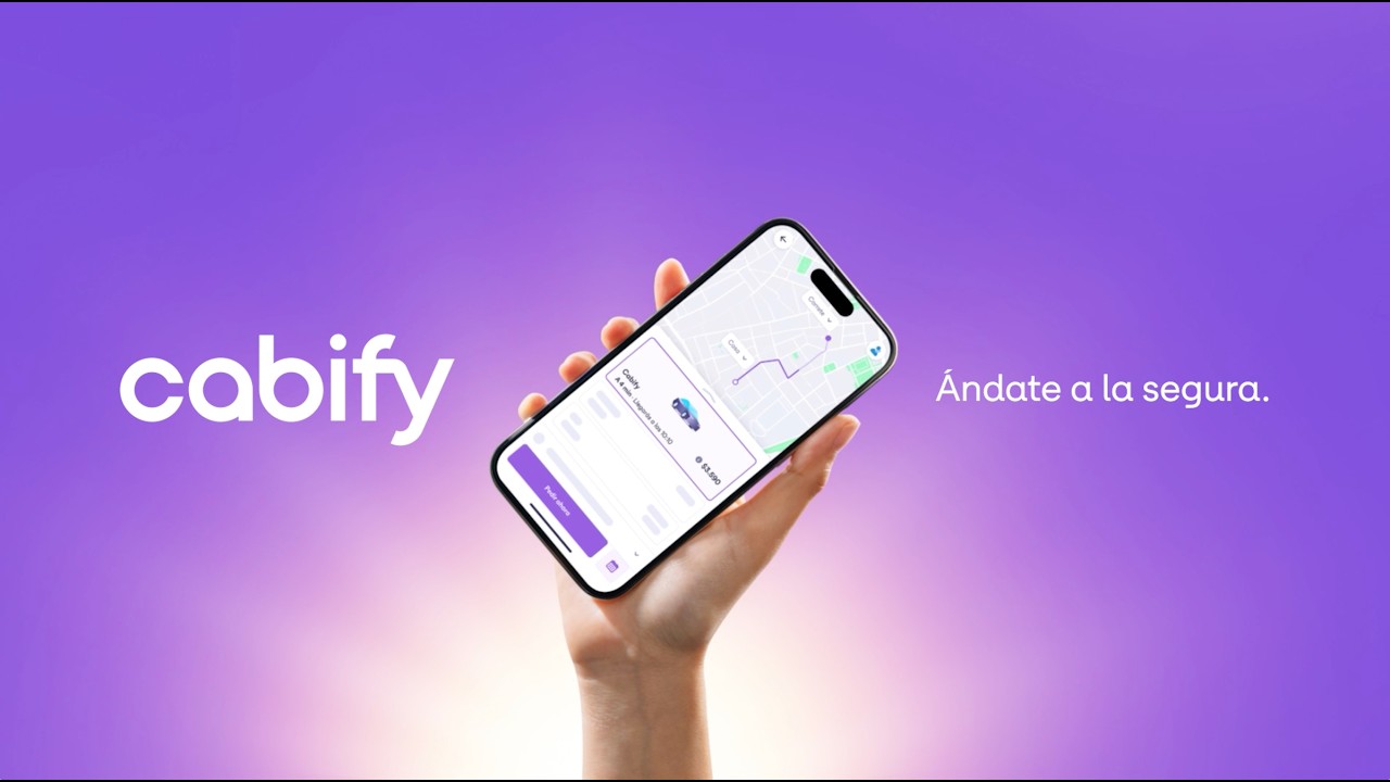 Ándate a la segura con Cabify 💜