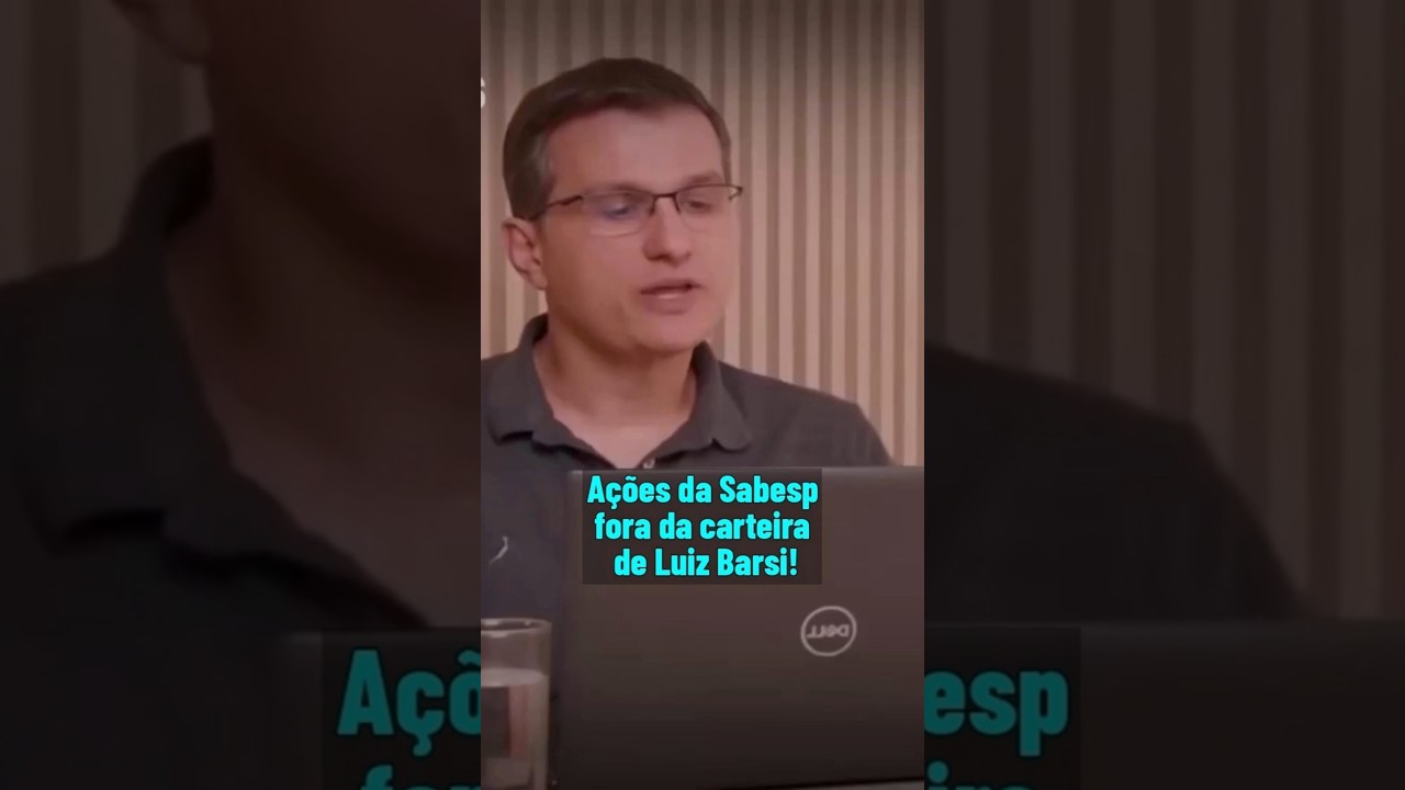 Luiz Barsi explica por que decidiu vender a&ccedil;&otilde;es da Sabesp e quais novas a&ccedil;&otilde;es ele est&aacute; comprando.