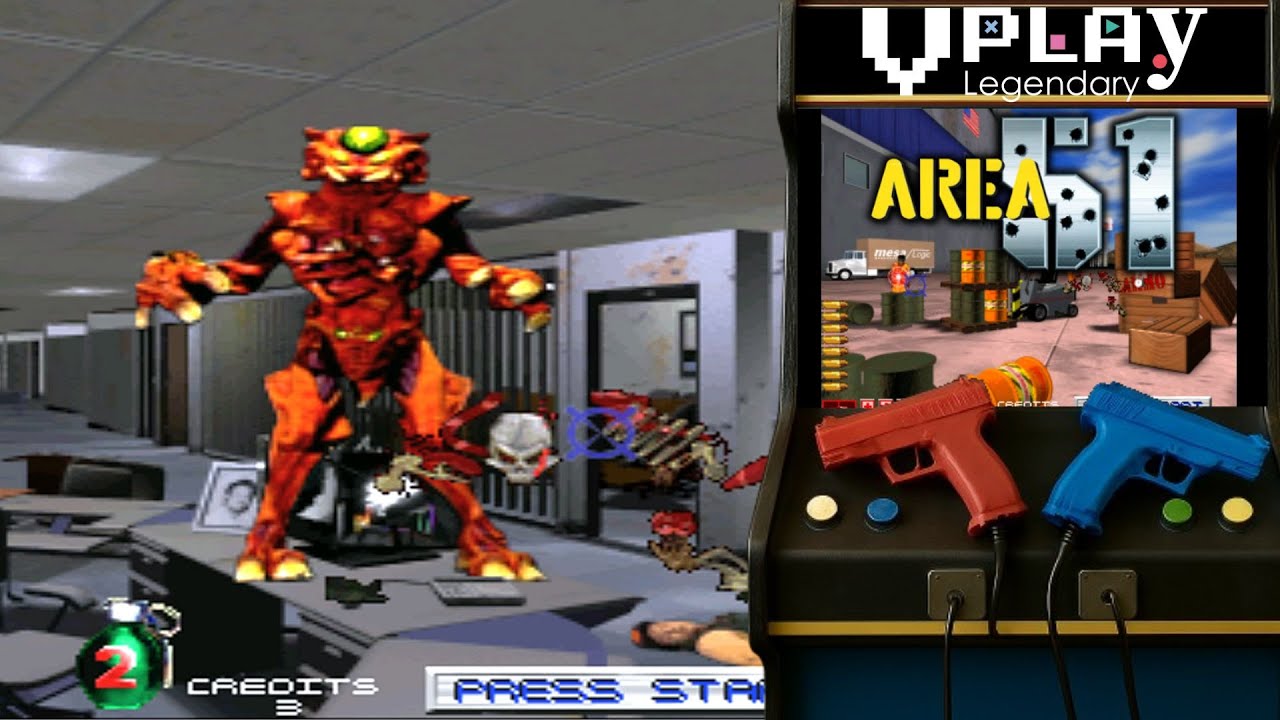 AREA 51 - COMPLETO |👽Arcade Pesado dos Anos 90 - ARCADE#231