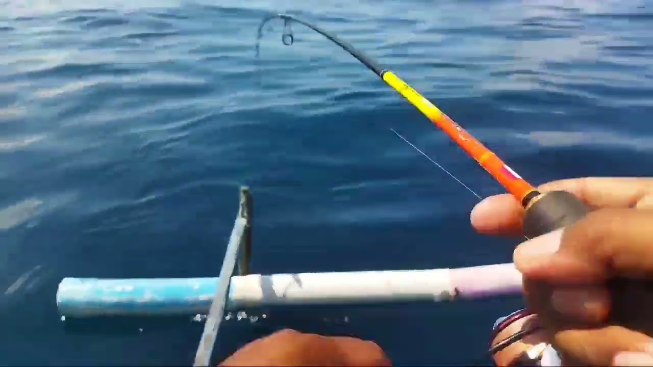 micro jig 10 gr mancing  di kedalaman 15-20 meter,,!!!!
