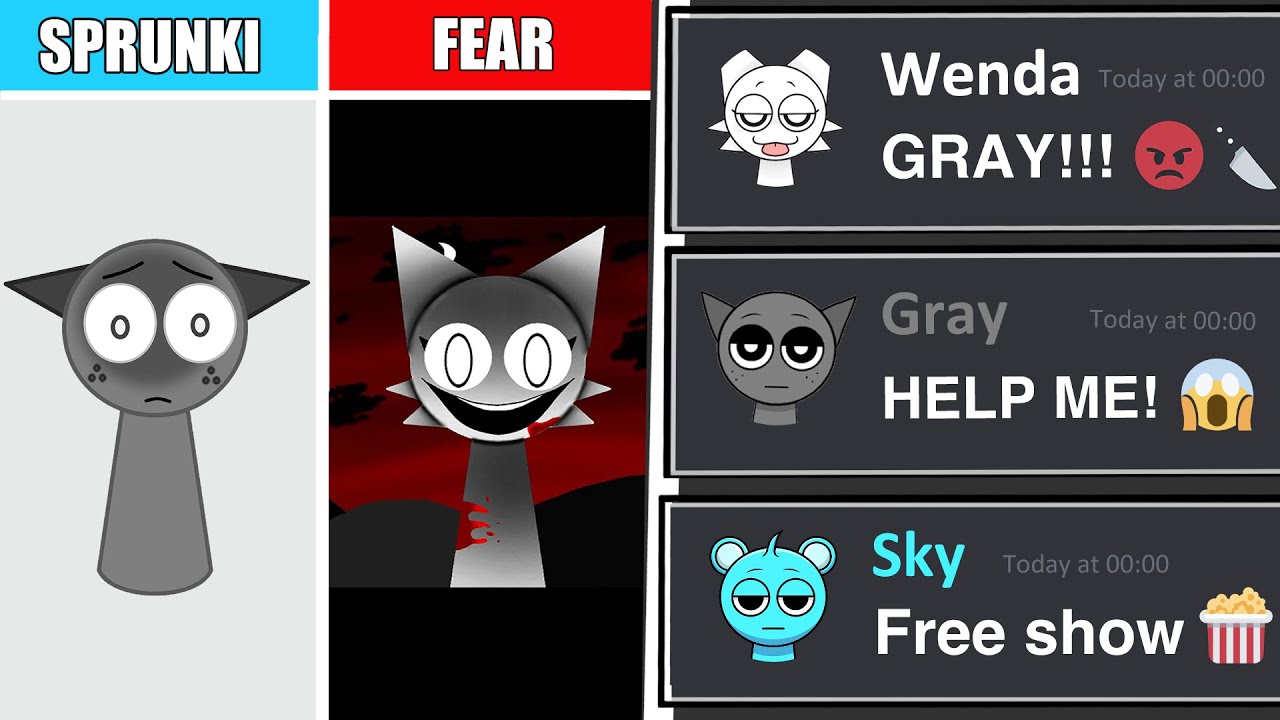 I EXPOSED Every Sprunki's BIGGEST Fears... Some of Them are Shocking!
