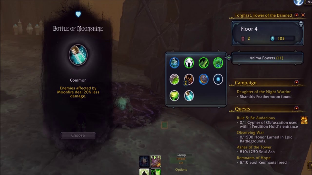 only entangling roots now ( solo shenanigans in torgast as a druid)