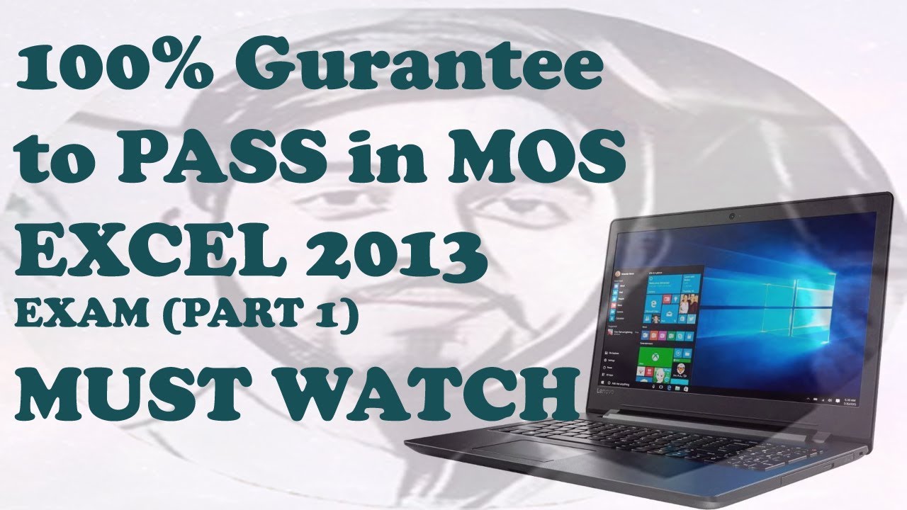 100% GRANTEE TO PASS IN MOS MS EXCEL 2013 EXAMS PART 1 | URDU | MUST WATCH
