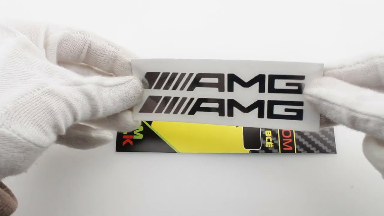 Наклейка универсальная AMG 2 шт.