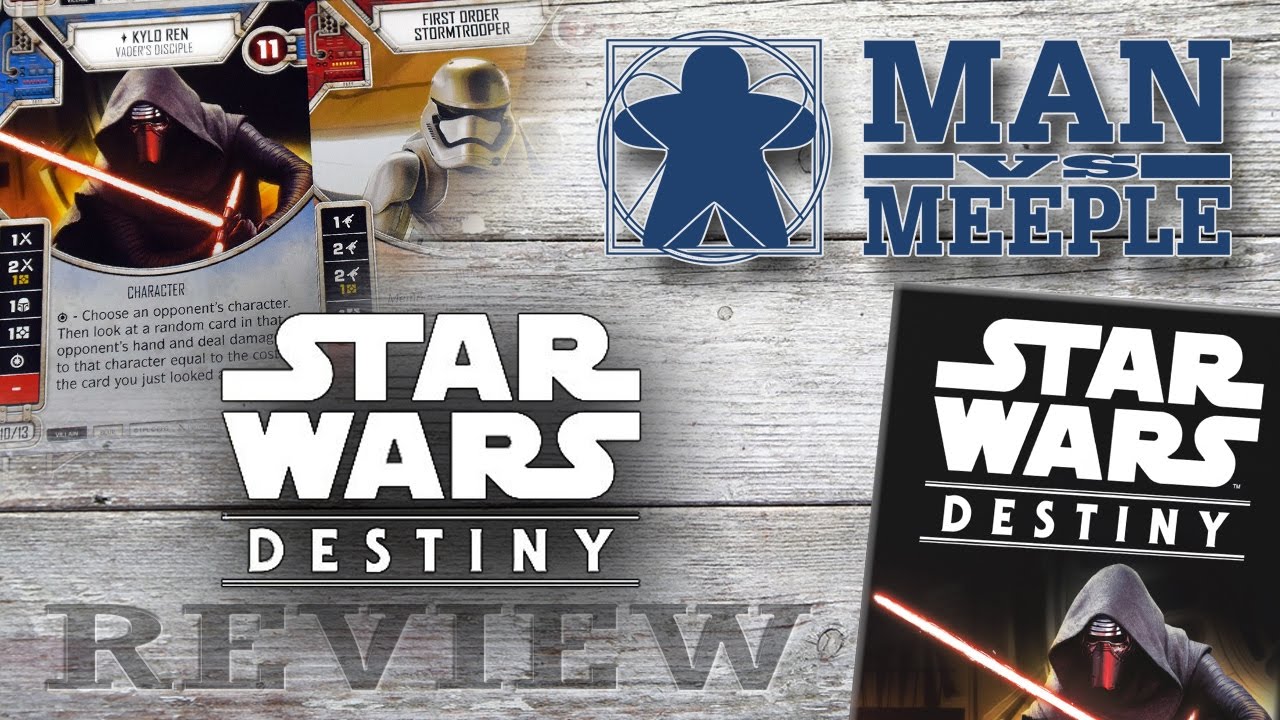 Star Wars: Destiny (Fantasy Flight Games) Review by Man Vs Meeple