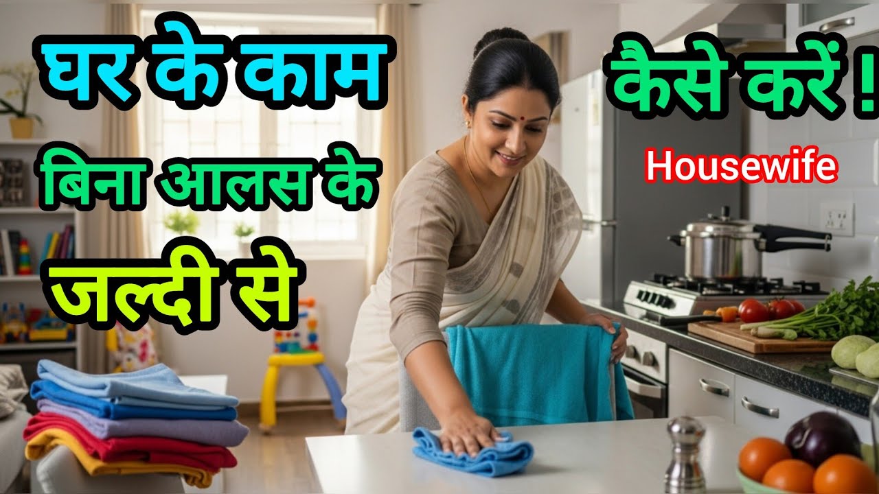 How to Finish Household Chores Quickly Without Laziness | Smart Homemaker Tips
