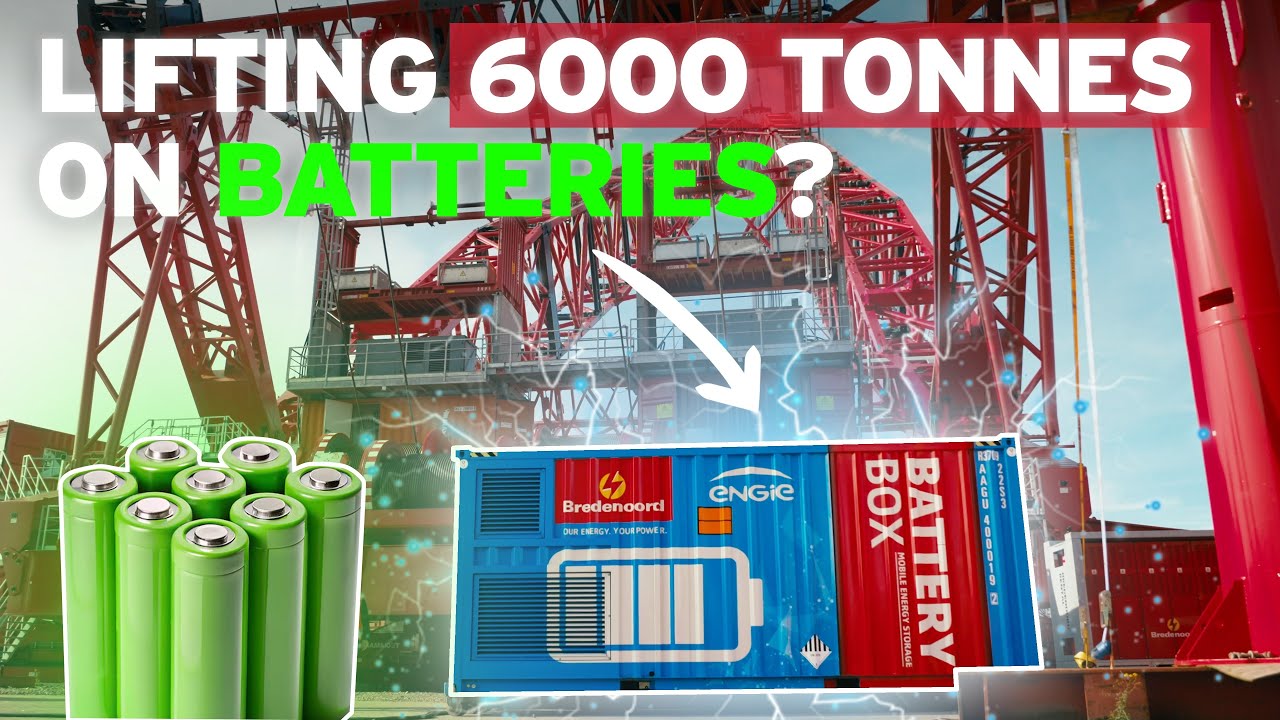 World's strongest land-based crane now FULLY ELECTRIC