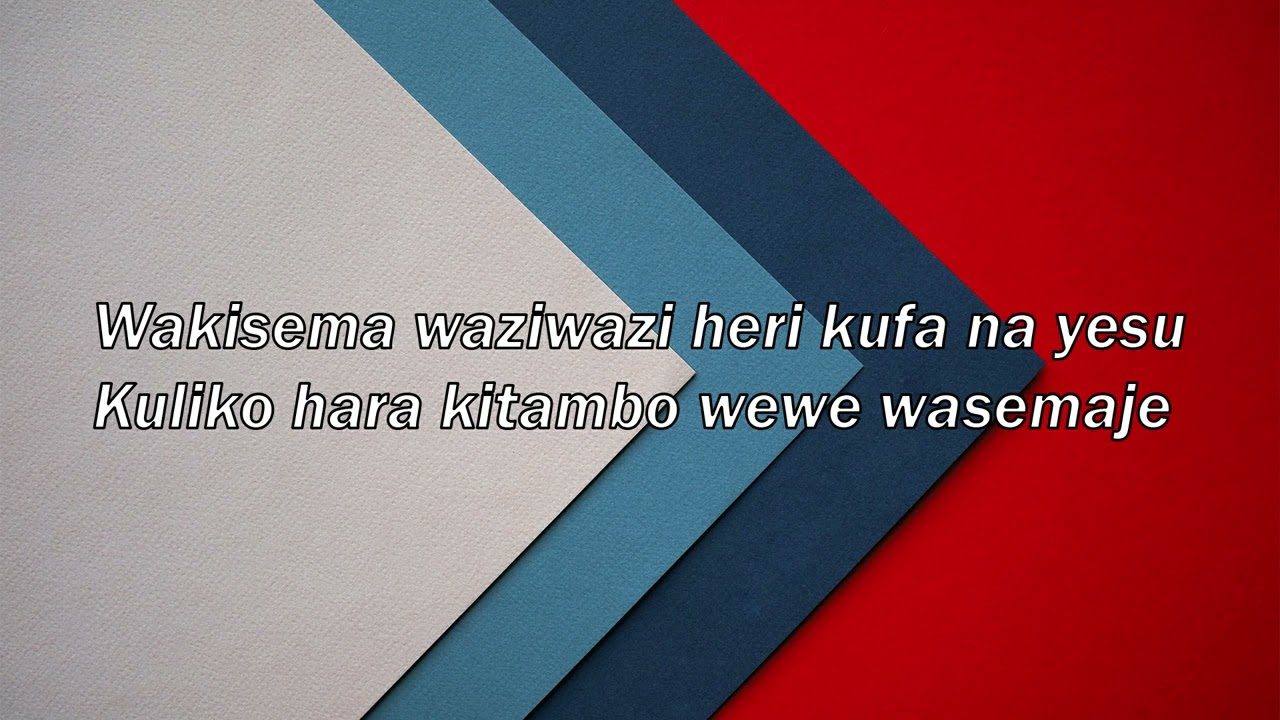 KANDO YA MTO - KURASINI SDA CHOIR ( LYRICS)