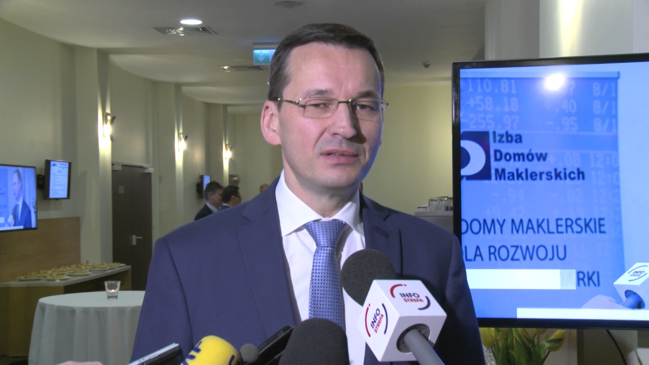 Mateusz Morawiecki   Wicepremier, Minister Rozowju i Finans&oacute;w   XVII Konferencja Izby Dom&oacute;w Maklersk