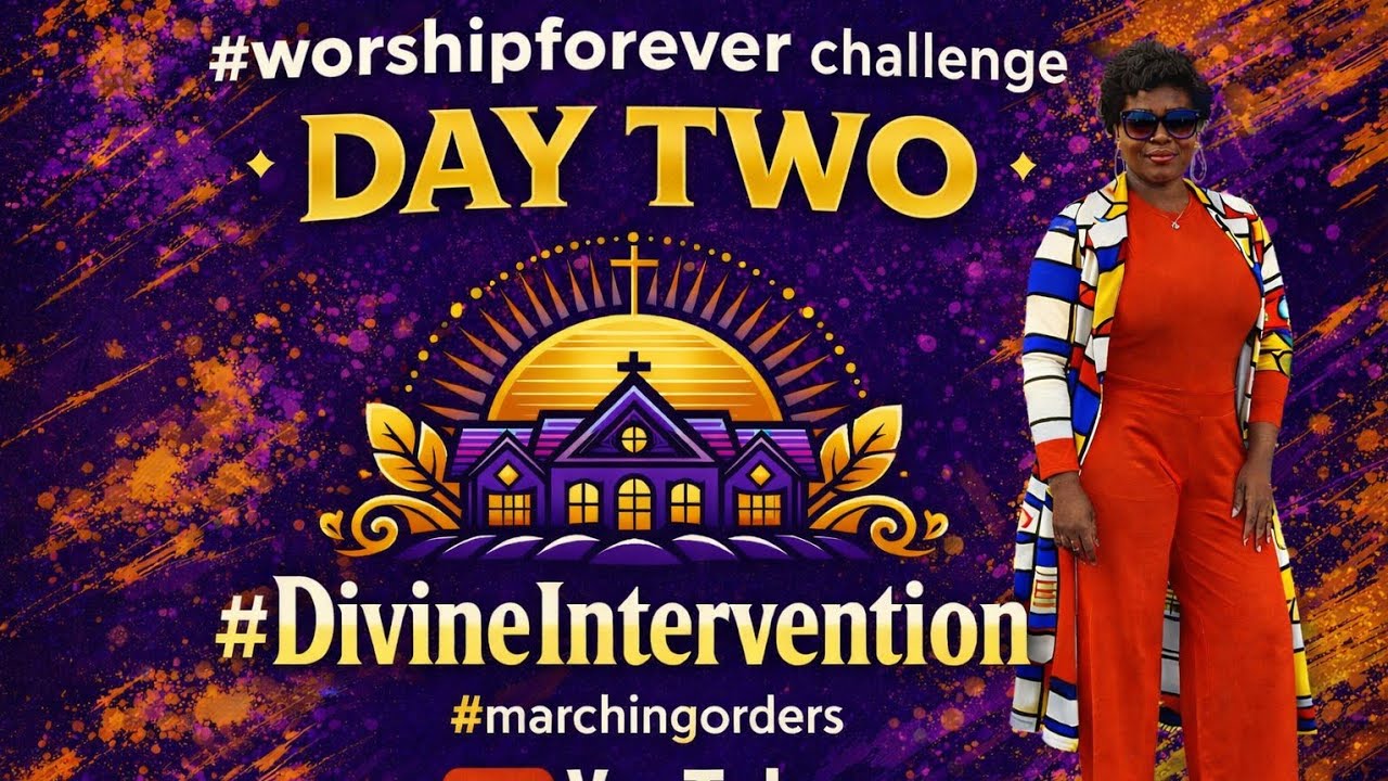 Day two #worshipforever challenge 3/1-3/7/2026 #marchingorders #DivineIntervention #ffre