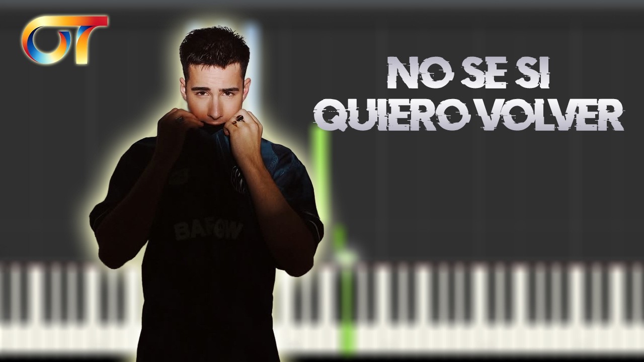 OT 2025 - No sé si quiero volver – Guille Toledano | Piano Tutorial / Partitura / MIDI