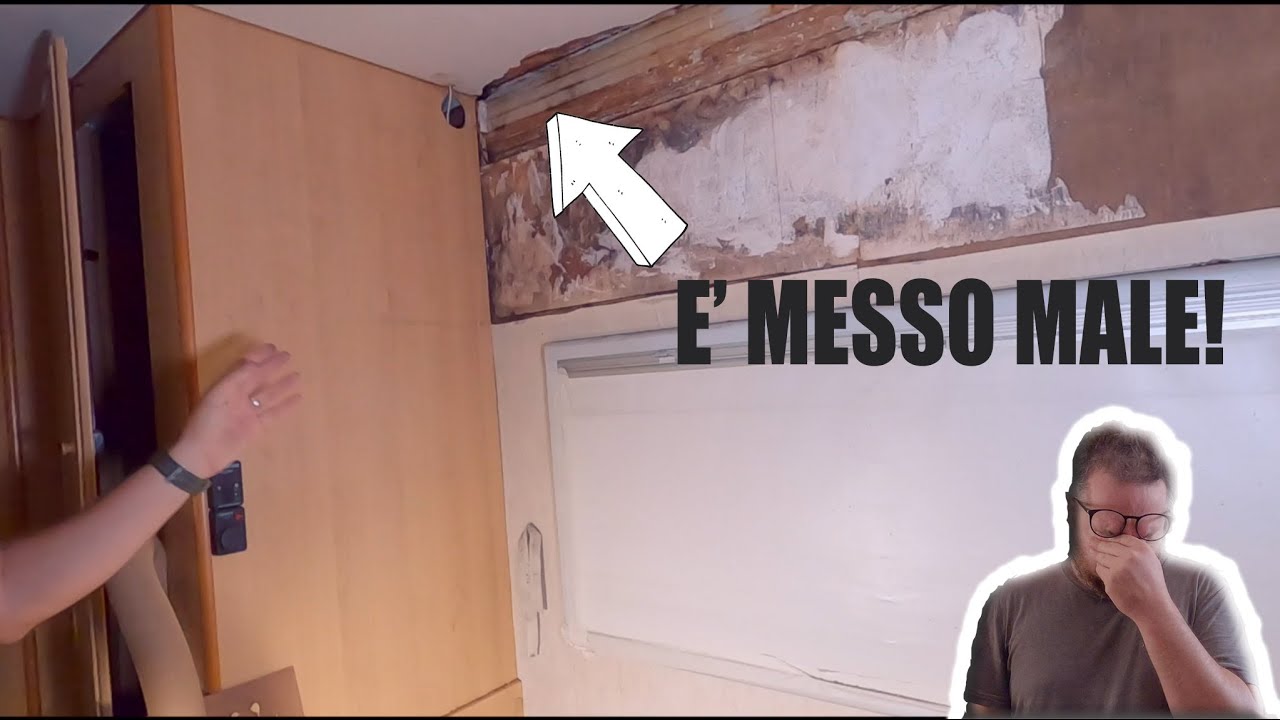 Porto il CAMPER INFILTRATO ad aggiustare (è un DISASTRO)