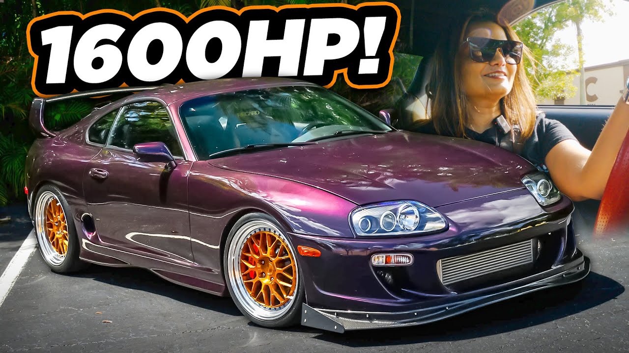 Mom Drives 1600HP Supra?! (The MOST INSANE JDM Car Collection - Drag Int)