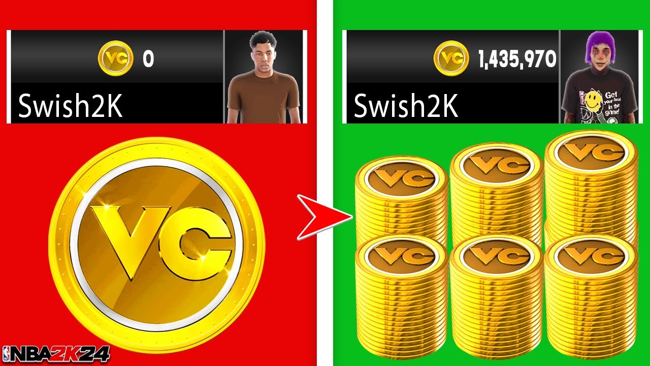 NBA 2K24 САМЫЕ ПРОСТЫЕ И БЫСТРЫЕ СПОСОБЫ ПОЛУЧИТЬ VC! (100 тыс. В ЧАС!)