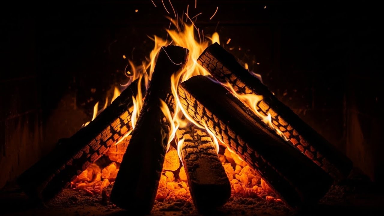LIVE Cozy Cabin Fire – Crackling Fireplace
