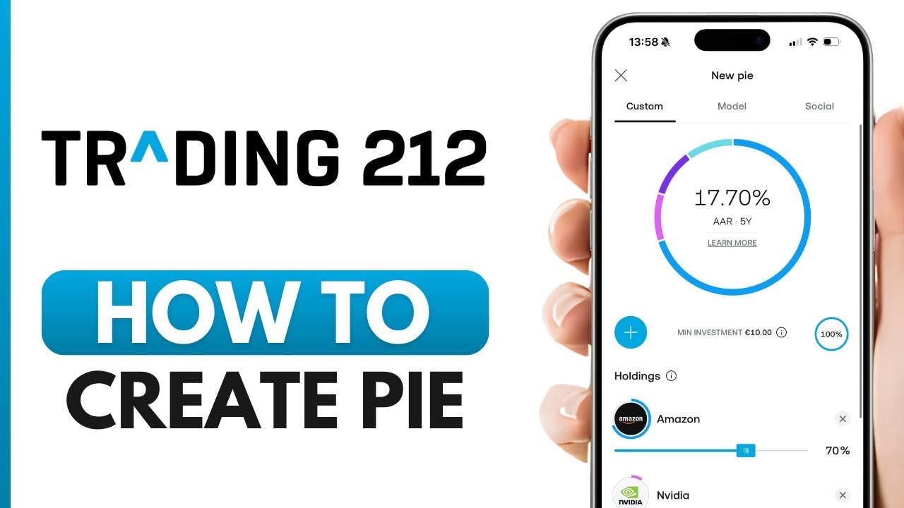 Как создать круговую диаграмму на Trading 212 (пошаговая инструкция)