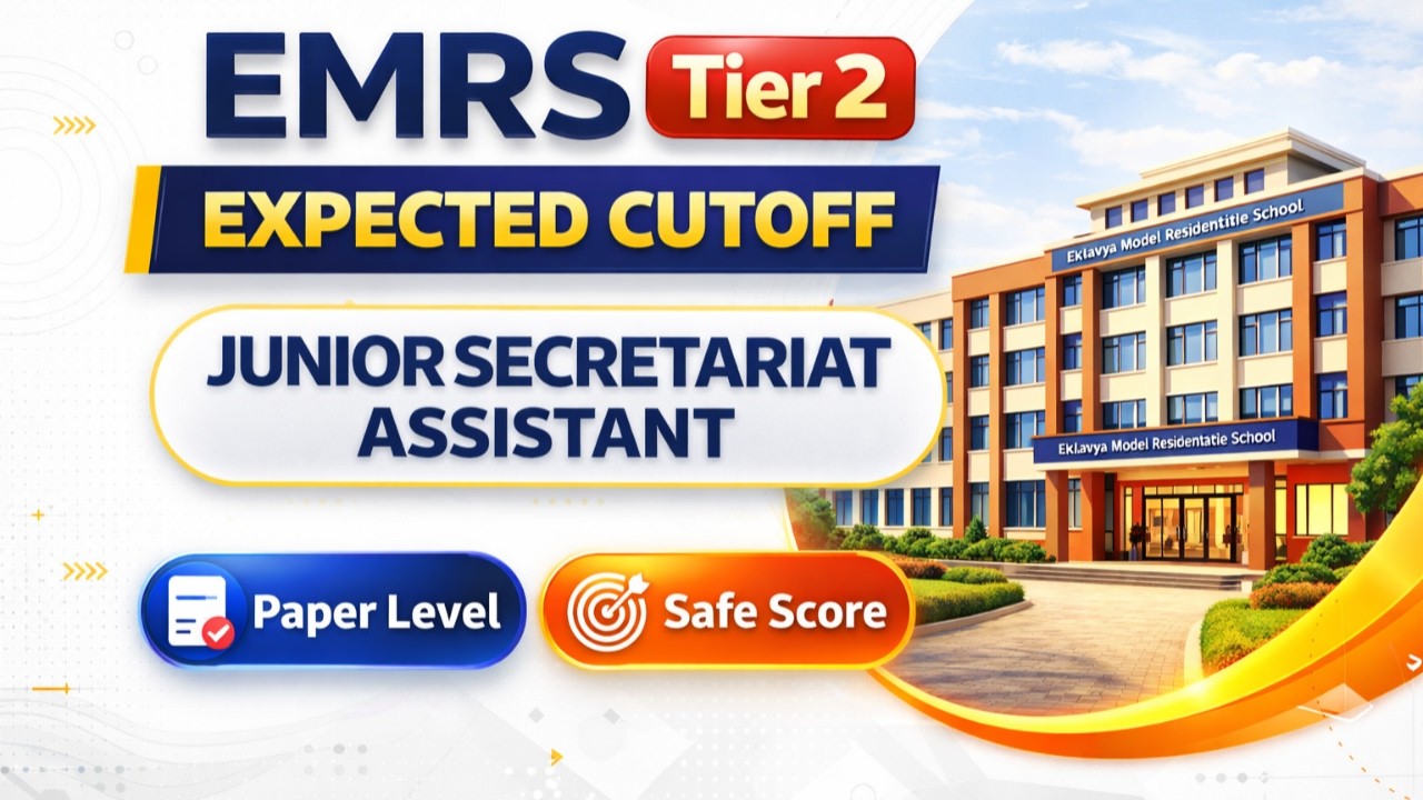 EMRS JSA Tier 2 I Expected Cut Off I Junior Secretariat Assistant I Complete Analysis I Safe Score